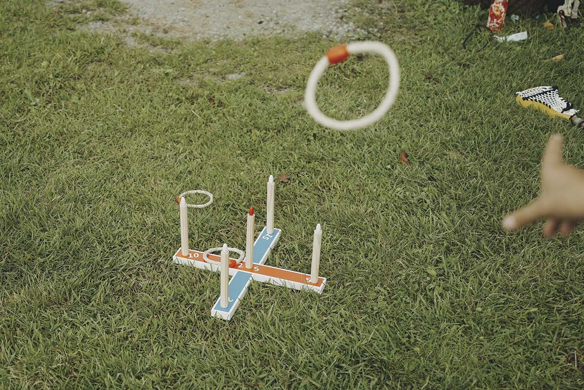 木製クラシック輪投げ