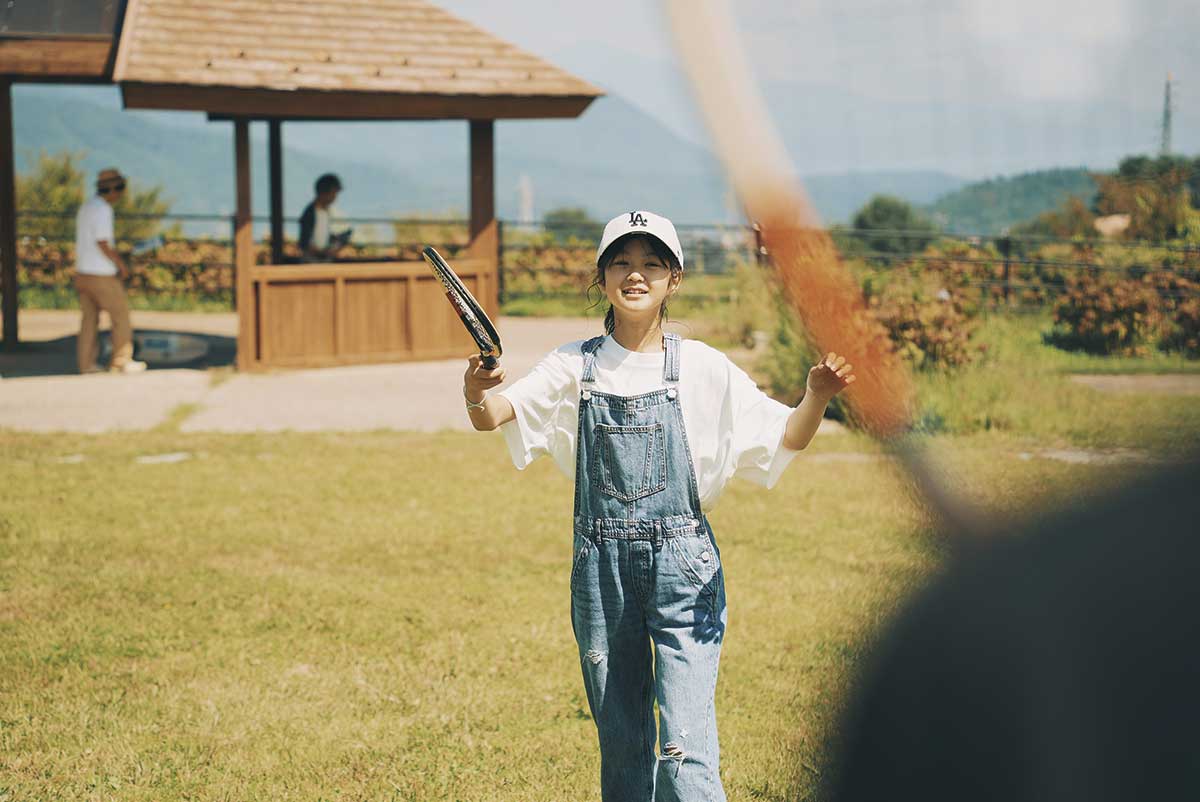 アウトドアバドミントン